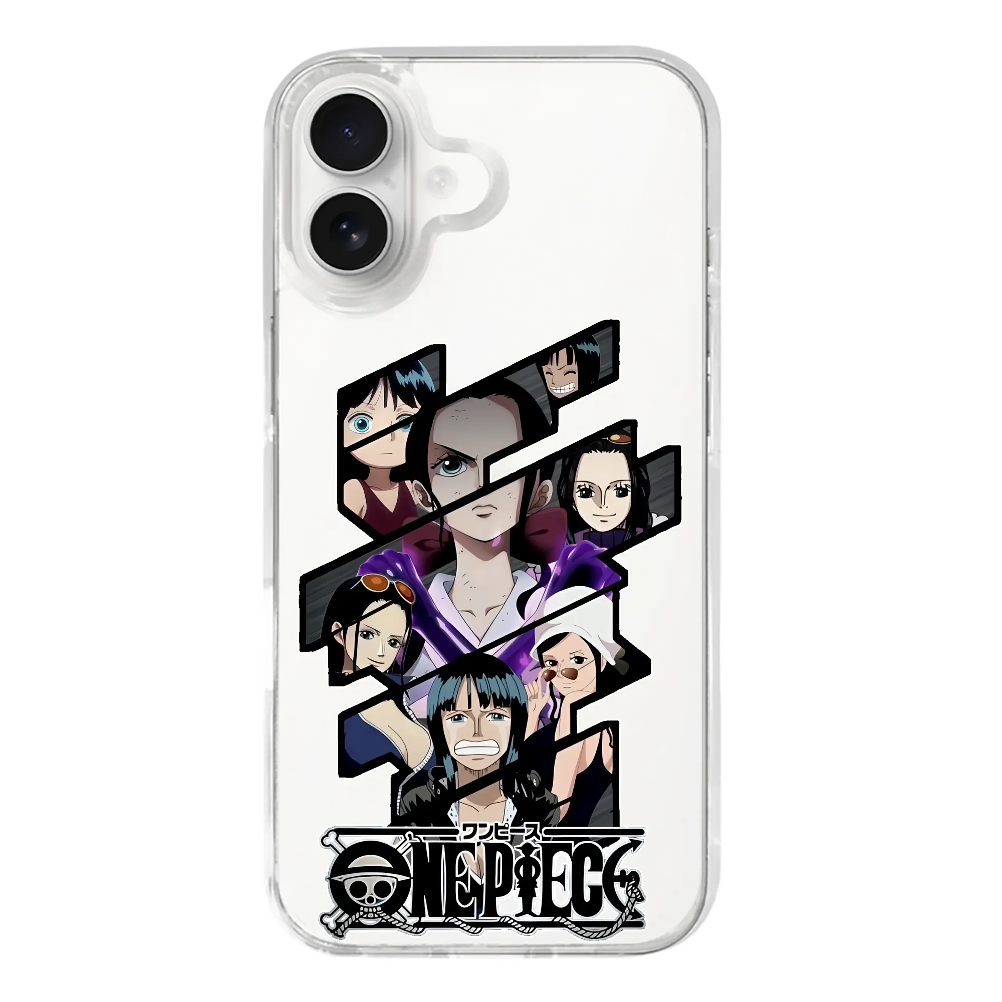 ワンピース グッズ ニコ・ロビン - iPhone 17シリーズ 透明スマホケース – 薄型・耐衝撃・精密フィット保護カバー